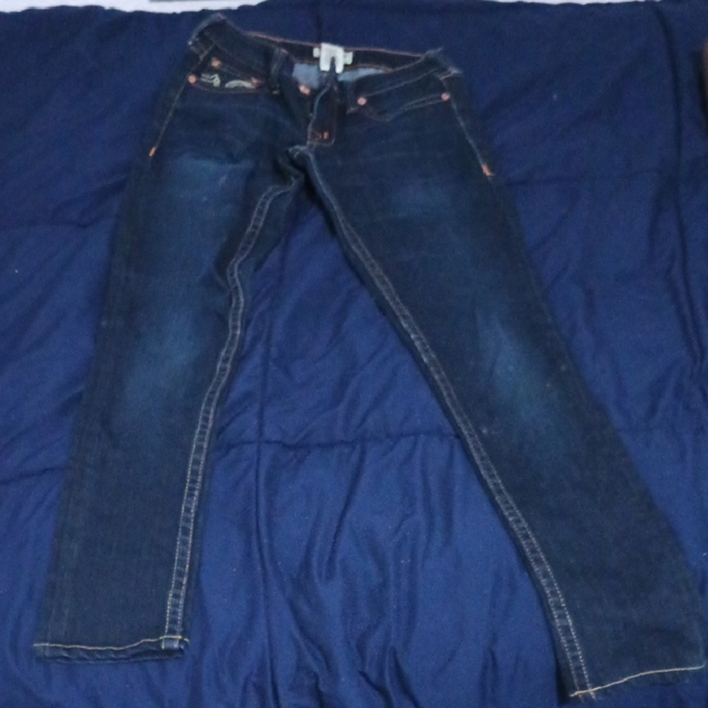 PRVCY Dark Blue Skinny Jeans